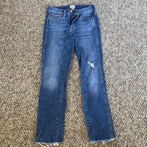 Women’s J. Crew Straight Leg Jeans size 23 inseam approx 26 good condition